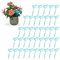 Relaxdays 12 x Bewässerungskugeln, automatische Wasserabgabe, Durstkugel in Vogel-Form, jeweils 200 ml, Gießkugeln, blau
