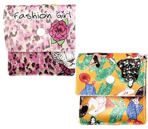 EIHI Portable Ashtray, Portable Pocket Ashtray, Pocket Ashtray, Ashtray Bag - PVC Fireproof - Odorless - Portable, 2 Pieces, silver, M