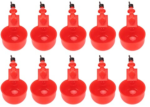 KIMISS Abbeveratoi Automatici per Polli per Anatre, Oche, Tacchini - Kit Abbeveratoio per Pollame con Fornitura d'acqua Continua