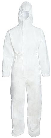 Blackrock Premium Boiler Suit Overalls, Fully Certified to Cat 5/6. Asbestos Removal, Certain Chemical Protection, Mens Workwear, Coveralls, Work Overalls, PPE Clothing, Painting - Size Large