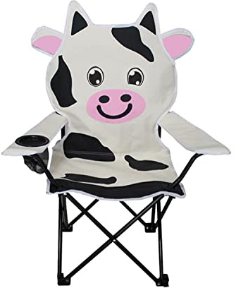 FineHome Chaises Pliantes pour Enfants, Chaise de Camping Pliable avec Porte-gobelet et Sac Motif Oiseau