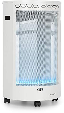 Blumfeldt Chauffage Exterieur Terrasse, Parasol Chauffant Gaz Exterieur, Appareil Chauffage Extérieur, Radiateur Exterieur, Champignon Chauffant a Gaz, Allumage Electrique, Chauffe Gaz, Roulettes