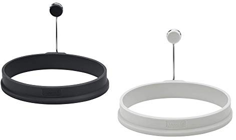 Lurch 70272 Eiformer Oval 2er Set aus 100% BPA-freiem Premium-Platin-Silikon light-/iron grey