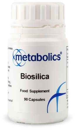 BioSilica 90 Vegan Capsules | High Absorption Silica Supplement for Bone, Hair, Skin & Connective Tissue Health | Choline-Stabilised Orthosilicic Acid | Vegan, Gluten-Free, UK Made