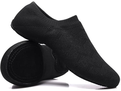 Bothevin Scarpe da balletto, suola in pelle, per danza classica, in lycra, per bambini, adulti, taglie 23-44, 2 nero, 37 EU