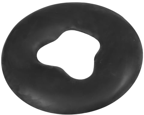 YUYUETIME Almohada Facial de Silicona Negra para Spa y Salón de Belleza Cojín de Masaje Facial para Cama de Masaje Diseño Ergonómico para Relajación Fácil Limpieza Uso Profesional y