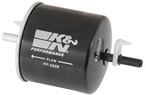 K&N Gasoline Fuel Filter: High Performance Fuel Filter, Premium Engine Protection, Compatible with 1983-2013 Ford, Lincoln, Mercury, Mazda Fuel Injected Gasoline Engines, PF-2200