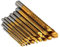 Drill End Mill Bit Set CUKCIC Slotting Cutter Drilling and Grooving Integrated Tool for Drilling Hole and Cutting Trough 10-piece Set