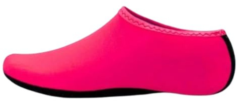 Boolavard Water Sports Shoes Barefoot Quick-Dry Aqua Yoga Socks Slip-on for Men Women Kids (XS - 1-2 UK, Pink)