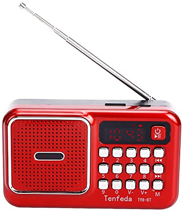 Am Fm Radio Mini Mp3 Small Portable Battery Card Stereo Player Lithium Portable Am Fm Radio Support Mp3 Format Music Playback Miniature Shower Radios