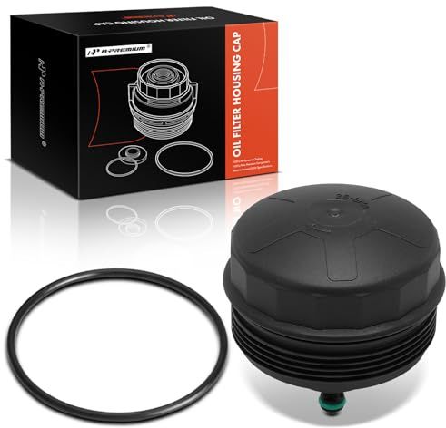 A-Premium Oil Filter Housing Cap Assembly Compatible with BMW 328i, 330i, 335i, X5, 525i, 525xi, 528i, 535i GT, X3, 435i Gran Coupe, X1, 740Li xDrive, 228i, X6, 640i, X4, 128i, Z4, M3, # 11427525334