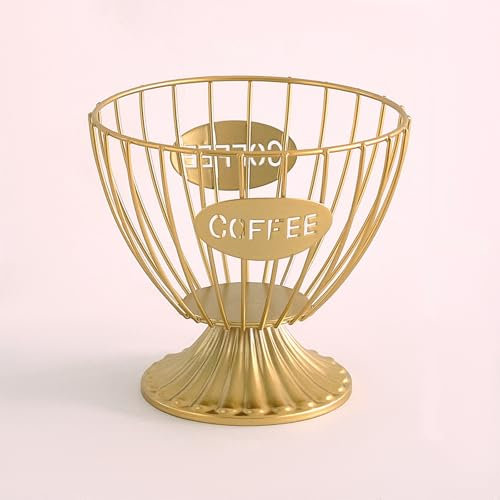 KOVNISE Soporte para cápsulas de café, portavasos K para mostrador, organizador de tazas K de estilo minimalista de gran capacidad, organizador de cápsulas de café para cocina, oficina, accesorios de