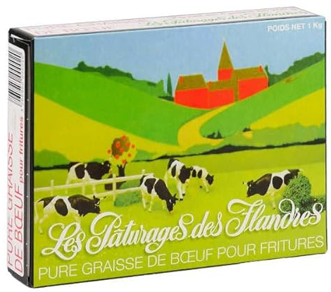Pure graisse de boeuf pour fritures carton 1kg - 2x 1kg