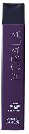 MORALA Frizz Defying Curl Shampoo, 250ml, Curly Hair | Sulphate-Free, Silicone-Free, Frizz Control, For Defined And Voluminous Curls