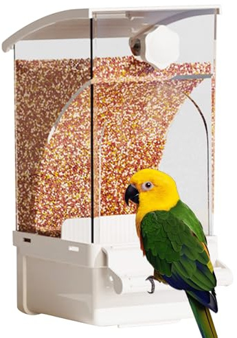 Alimentador automático de Aves | Suministros de Mascotas de dispensadores de alimentación de Aves | Accesorios de Jaula Dispensador de bocadillos | Penket Parakete Consumer Parrot Cockatiel Cockatus