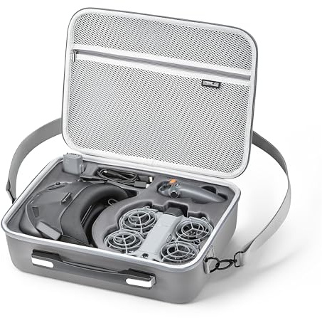 Startrc Neo 2 väska, fodral för dji Neo 2 Motion Fly More Combo tillbehör | Bärbar väska i polyuretan för DJI Neo 2 Motion Fly More Combo för RC Motion 3, N3-glasögon