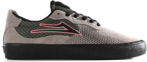 Lakai Essex Low Skate Chaussures pour Homme - Chaussures de Skateboard pour Homme, noir, olive, marron, 47 EU
