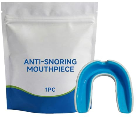 Veasbuu Dispositivo Anti Ronquidos - Protector Nocturno Para Rechinar Dientes Con Diseño Abierto - Protector Bucal Anti Ronquidos Con Diseño Frontal Abierto,Para Viajes, Camping, Hotel, Noche, Sueño