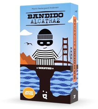 Helvetiq - Bandido Alcatraz – Edition Spéciale 10 Ans - Jeu De Société Coopératif pour Toute La Famille – Ensemble Aidez Bandido à S’échapper De La célèbre Prison D’Alcatraz - 1 à 4 Joueurs Dès 6 Ans