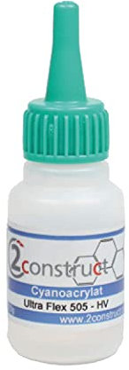2Construct Sekundenkleber Flexibel Ultra-Flex 505 HV, hochviskos/dickflüssig 20g Flasche