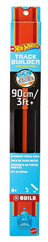 Hot Wheels Track Builder, Black Straight Track, Toy Track for Ages 4 and Up