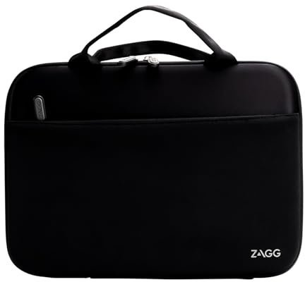 ZAGG Protective Notebook Bag for 11.6 in Google Chromebook, Lightweight, Shockproof, (Black)