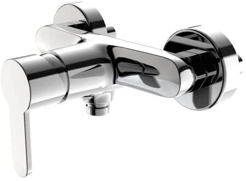 EMKE Badarmatur für Dusche, Duscharmatur Einhand-Brausebatterie, Brausemischer Brausearmatur Badezimmerarmatur Chrom