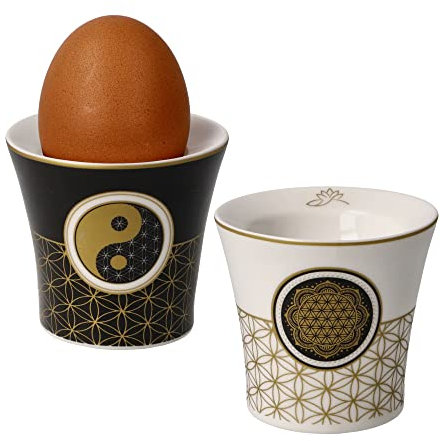 Goebel Juego de hueveras Lotus Yin Yang