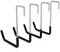 Mumjooyi S-Hooks Ganci per Garage Ganci da Parete 4 pezzi Ganci per Garage Ganci da Parete Ganci per Garage Ganci Universali Ganci per Scale per Appendere Robusto Scala Piante