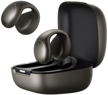 Soundcore C40i by Anker, écouteurs à Clip Ouverts Flexible, Commandes Boutons, Confort léger, Ajustement Stable avec Crochets d’Oreille, et Haut-parleurs pour Un Son Clair et expansif