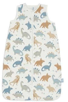 Jollein Baby Boys, Baby Girls, Unisex Baby Muslin sommarsovsäck, Roarsome, 110 cm, Roarsome, 110