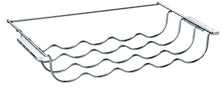Siemens KS10Z020, Flaschenablage für aufgelistete EINBAU-Kühlgeräte von Siemens, bis zu 5 Flaschen, 28,7 × 47,8 × 7,7 cm (L × B × H), lebensmittelecht, chrom