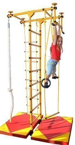 NiroSport espaldera Gimnasio M1 220-270cm Barras de Pared Espaldera de Fitness Complejo Deportivo de Gimnasia Gimnasia de los niños en casa Barras Espaldera para Gimnasio