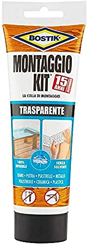 Bostik Montaggio Kit Trasparente tubo 210gr