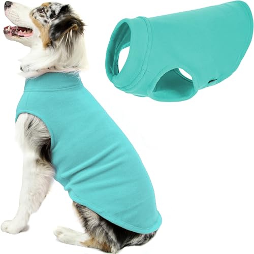 Gooby Stretch Fleece Pull Over Cold Weather Dog Vest, 4X-Large, Mint
