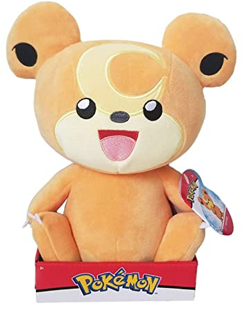 Pokémon PKW0104-30cm Plüsch - Teddiursa, offizielles Plüsch