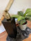 Wolkenstube Colonna decorativa nera satinata, colonna decorativa nera, podest (80 x 30 x 30 cm)