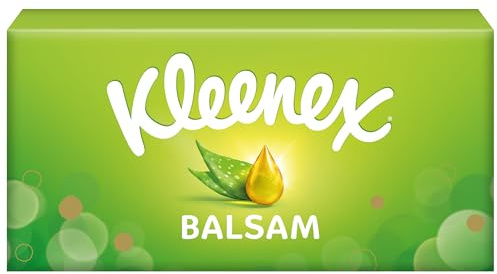 Kleenex Balm Taschentücher, 1 Packung mit 64 Taschentüchern