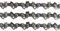Nemura Lot de 3 Chaînes de tronçonneuse - Comptabile avec Stihl MS240, MS241, MS260, MS261, 024, 026 - Guide de 40 cm - 67 Entraîneurs - Pas 325 - Jauge 1.6mm - Pièces Détachées - Marque Française