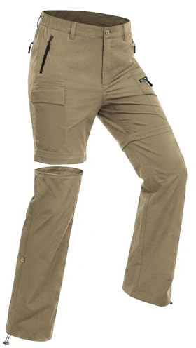 Wespornow Pantalon Randonnee Femme Ete Outdoor Trekking Pantalons Zip Off Séchage Rapide Respirant Escalade Camping Shorts Pantalon de Montagne | Léger, respirant, séchage rapide, résistant à l'eau, poignets enroulés et réglables, pour l'extérieur, safari