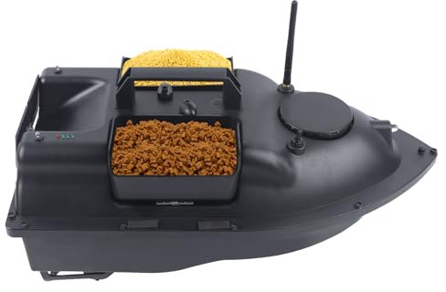 czyuRachel 500m Futterboot Bausatz, Kabellos Futterboot Köderboot Baitboat Fischköder Boot Rc Fischköder Boot Köderboot Baitboat Mit Nachtlichtpositionierung Nachtangeln 2kg Für Flüssen, Seen