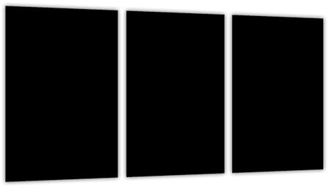 DarHaus Plaque de recouvrement, 3 x 30 x 52 cm, en verre, pour cuisinières électrique, à induction ; convient comme décoration, protection anti-éclaboussures ou planche à découper, Noire