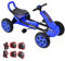 go Karts Tretauto, Kinderfahrzeug, Go-Kart Für Kinder Ab 3-5 Jahren Bis 50 Kg Köpergröße 90-110 cm, Tretauto Mit rutschfeste Räders, Verstellbarem Sitz, Vor- Und Rückwärtsgang, Pedalantrieb