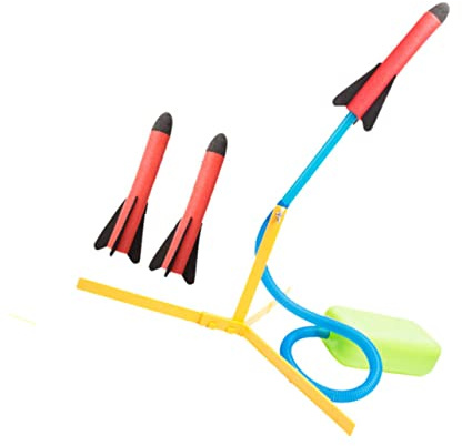 BESTonZON Juguete Cohete Neumático De Innovador para Exteriores De Juguete Material Seguro para Lateral o Superior Aprende Ciencia y Juega Fuera Pantalla