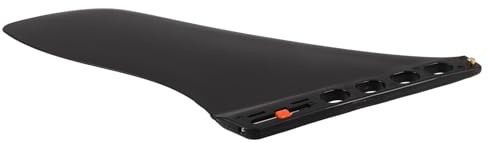 MOTHNUR Aileron Central Amovible pour Paddleboard Sup Dérive de Remplacement Rapide Hydrodynamique et Compatible Planche Gonflable Noir