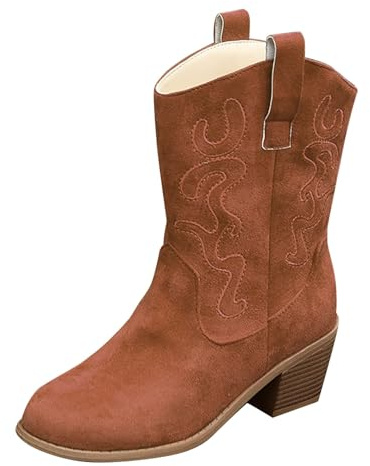 Botas de Moda con Diseño Punta Afilada Zapato Polar Adulto Invierno TaconBotine Púrpura Mujeres Elegante Suave Bota Calentitos Medio Caña Ancha Zapatos Invierno Mujer Comodos