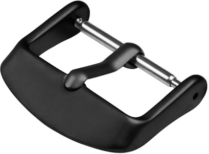 Archer Watch Straps - Uhrenarmband-Schnallen aus Edelstahl (Schwarz Matt, 20mm)