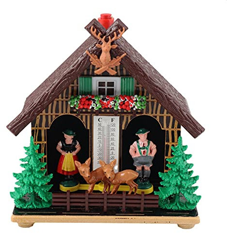 Superfreak Freak Scene Wetterhaus - Thermometer - Bayern - Bayerische Waldhütte - Retro