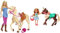 Barbie FXG94 FXH13 Pferd mit Mähne und Puppe mit beweglichen Knien, ab 3 Jahren & GHV78 - Club Chelsea Puppe & Pony (blond) mit Mode und Zubehör, Spielzeug ab 3 Jahren
