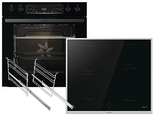Gorenje Red Pepper Set SIB Einbauherd BCSI6737E06BG + Induktionskochfeld GI6400BX
